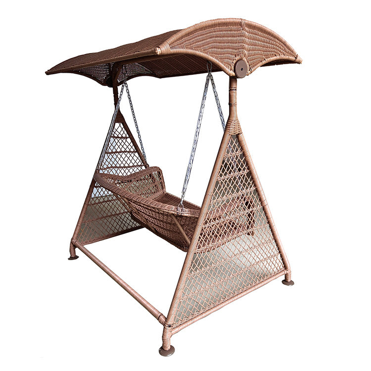 Oehid Outdoor Hanging Swing Chair Patio Rattan Swings Basket Hammock