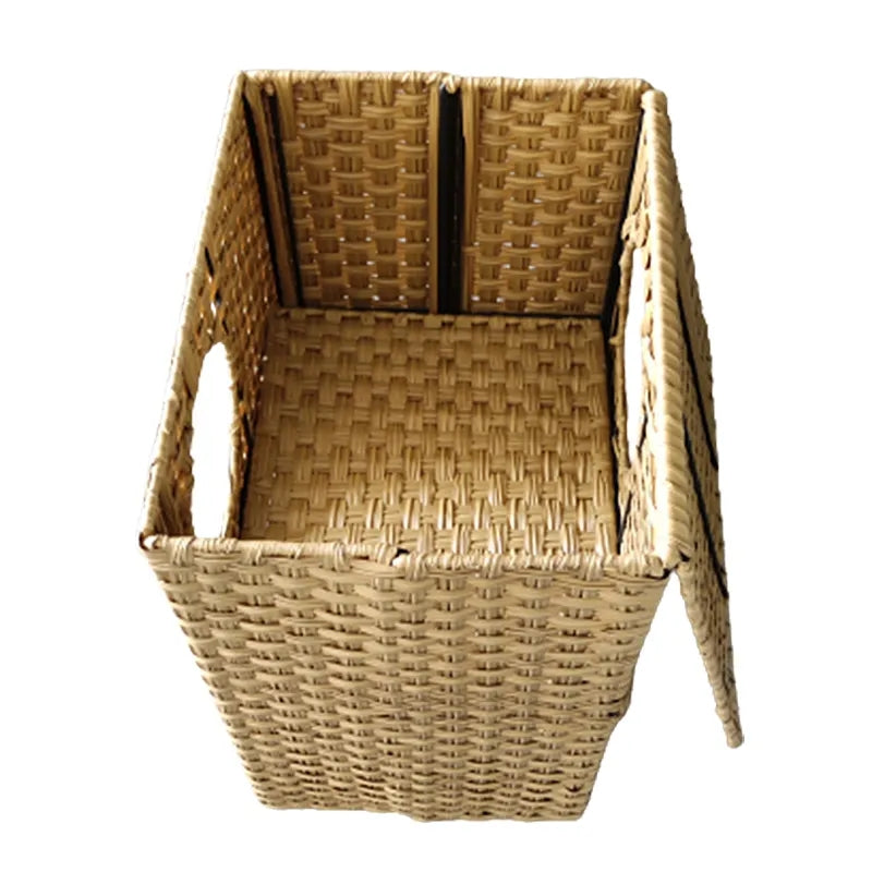 Oehid Foldable Cat House Rattan Pet Cage Cat Bed Condo with Cushion